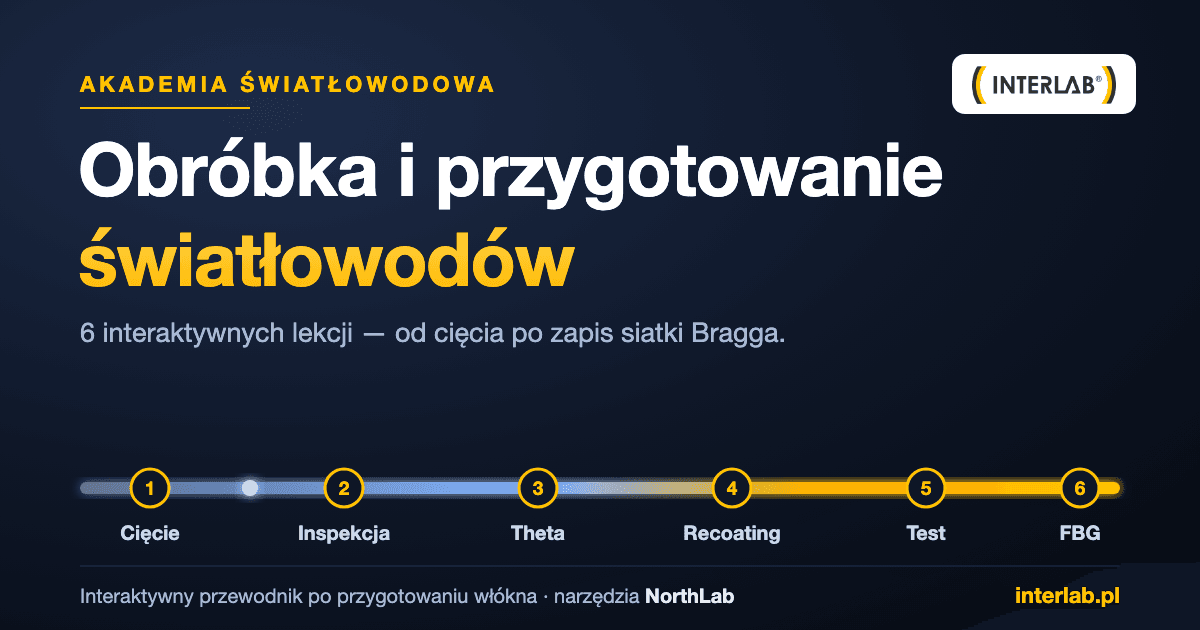Obróbka i przygotowanie światłowodów