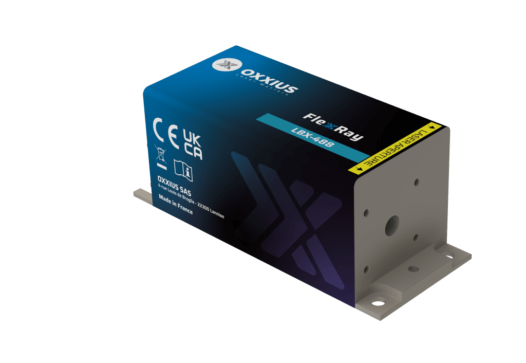 Laser FlexxRay Oxxius LBX-488 – kompaktowy laser diodowy 488 nm CW i modulowany